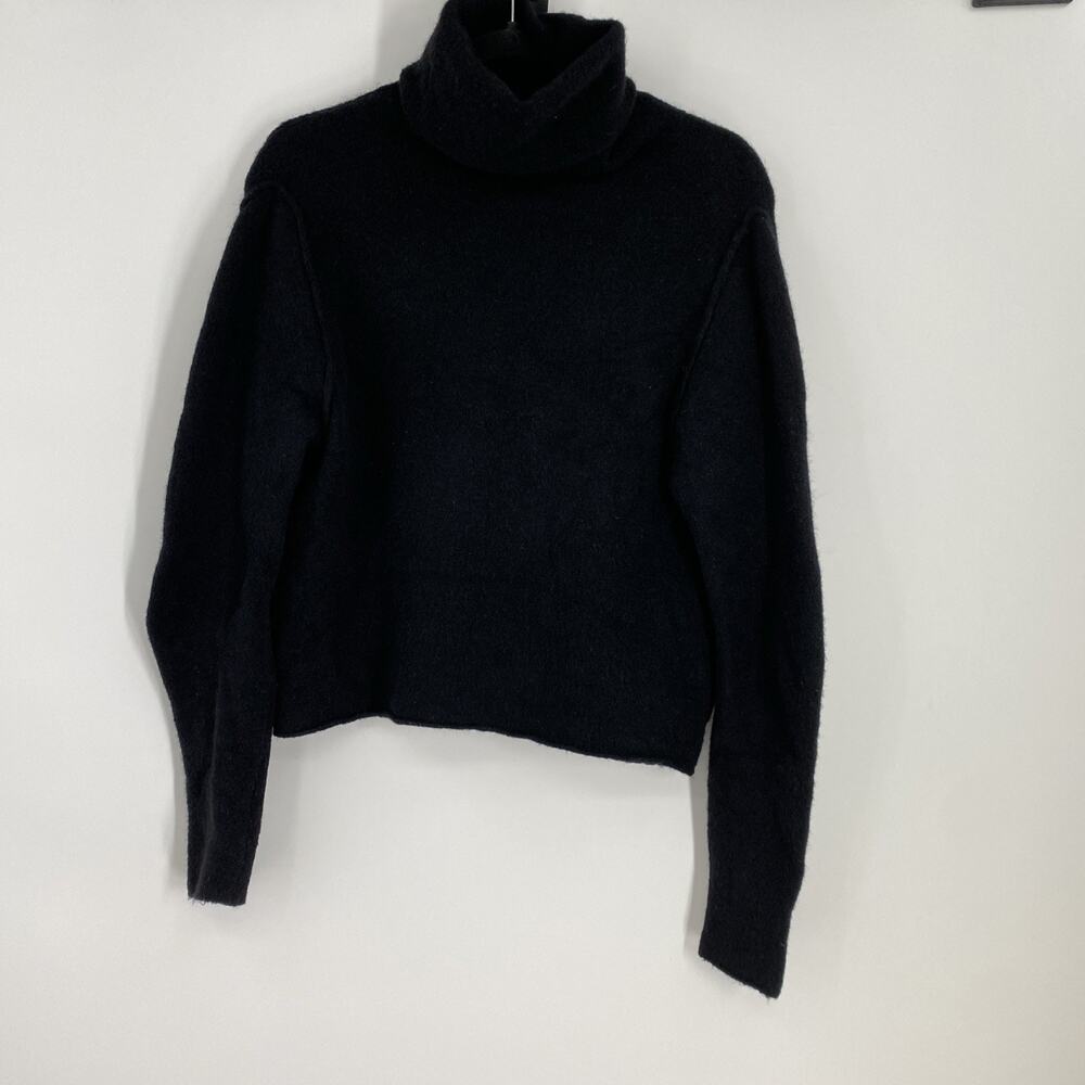 Isabel Benenato Turtle Neck Sweater Women’s 38 Merino Wool Blend Preppy 759